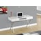 Monarch Specialties Computer Desk, Home Office, Laptop, Storage Drawers, 48"L, Work, Metal, Glossy White, Chrome I 7211 - alternate 3